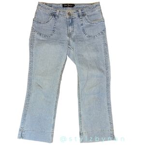 Cielo Jeans Light and Stylish Capri's 3/4 Leg Size 5 EUC!